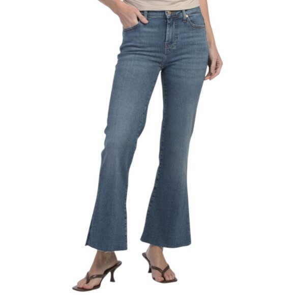 7 FOR ALL MANKIND Cropped Dojo Jeans - Picture 1 of 2